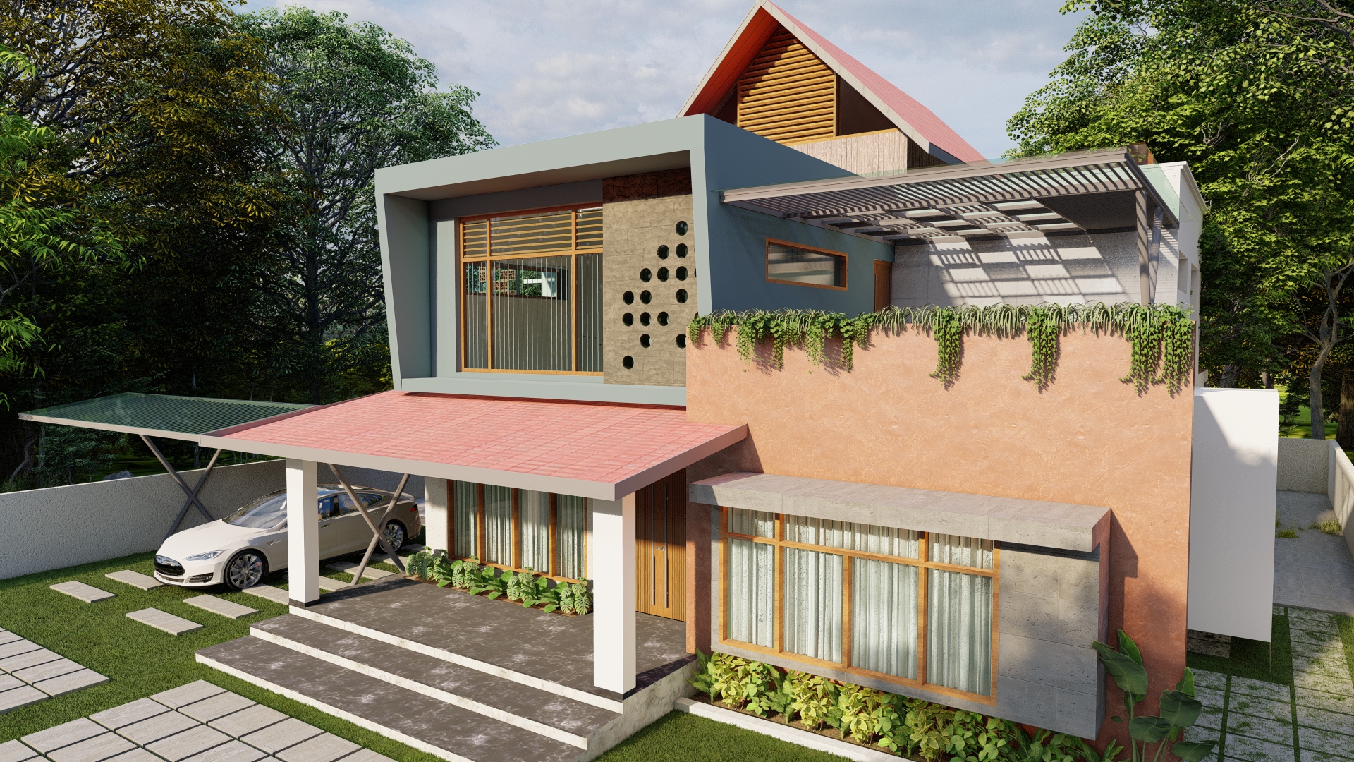 Contemporary façade